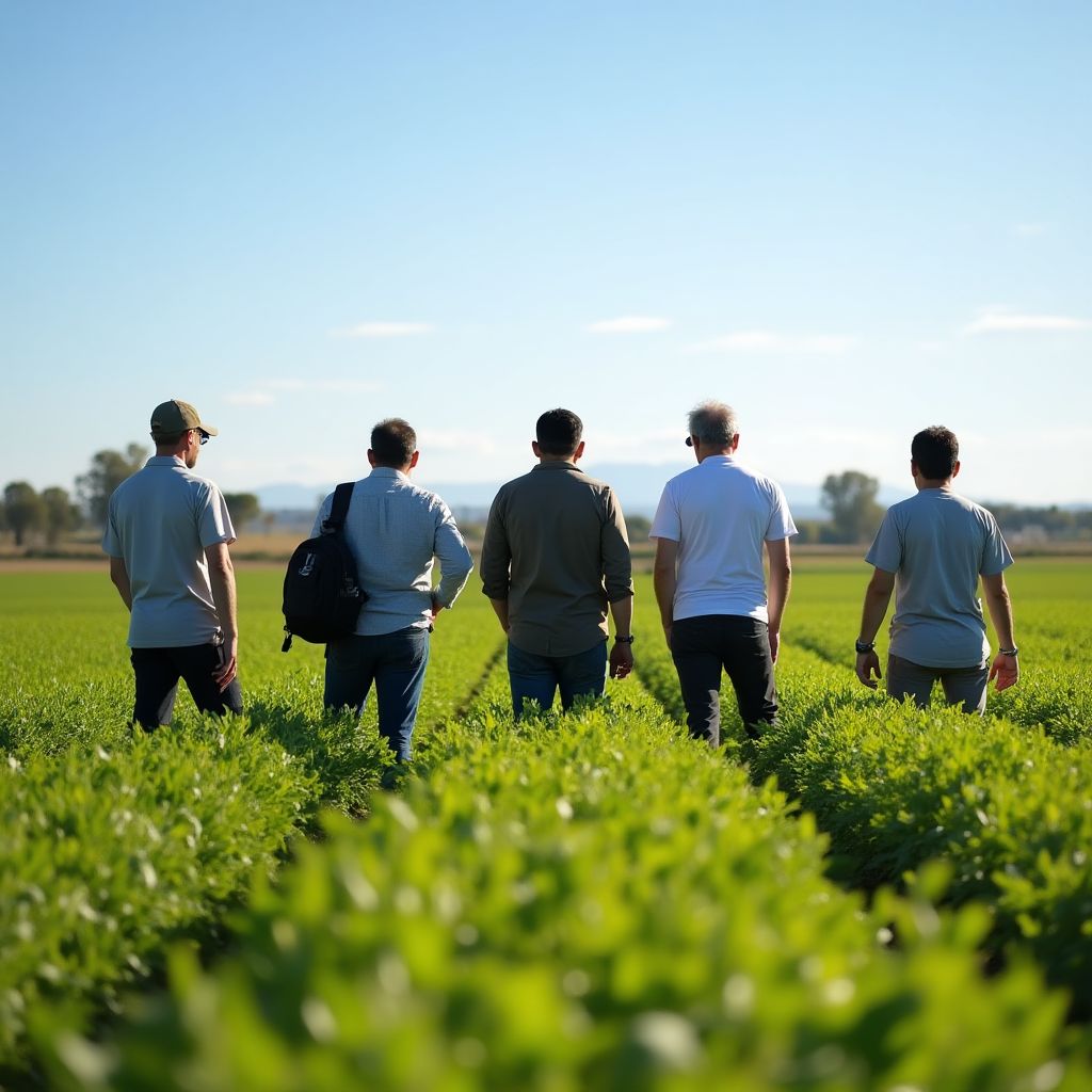 Visita a proyecto agrícola